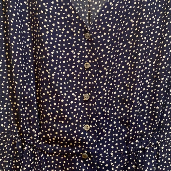 J Crew button front peplum blouse - Picture 2 of 3